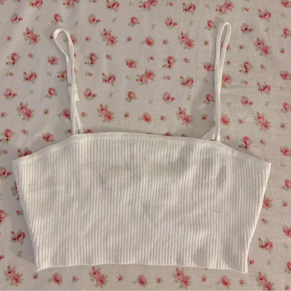 White Crop Top